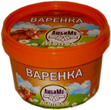 Condensed Milk-Containing Product with Milk Fat Substitute Varenka
